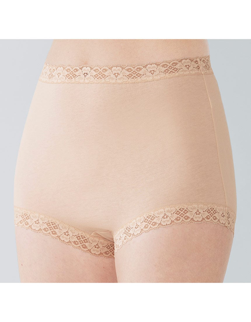 １分丈綿ショーツ４枚, , hi-res