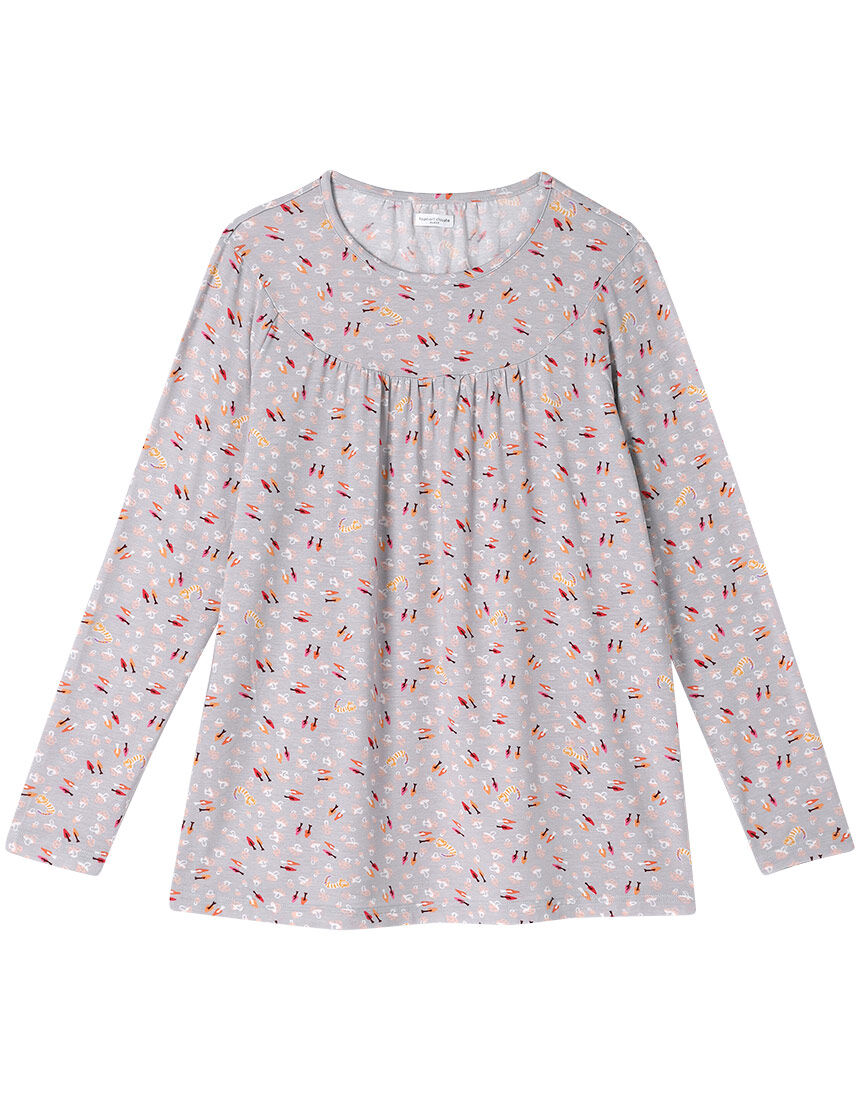 ツモリチサトスリープ 伸びがよくやわらかい素材を使用 「森のきのこ