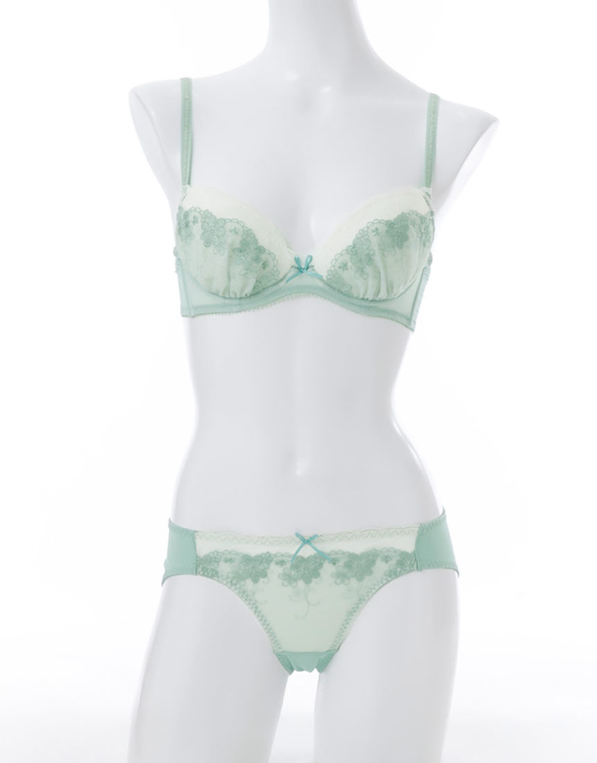 Lingè Noël ランジェノエル フラワーチュールシアーレース ブラ