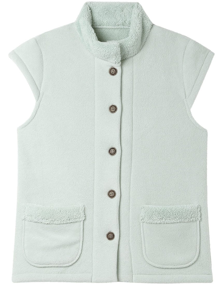 ウイング／スリープ 【あったか】【フリース素材】裏側ボアベスト