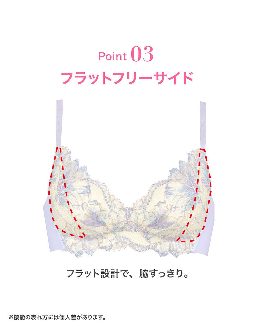 ３／４カップブラ（ノンワイヤーブラ）, , hi-res