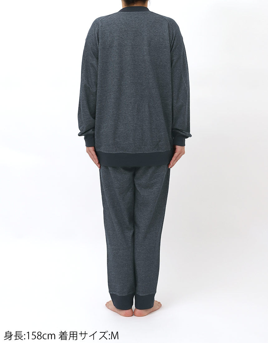 ワコール／睡眠科学 【綿混】ここちよく眠れるパジャマ 寝返りの