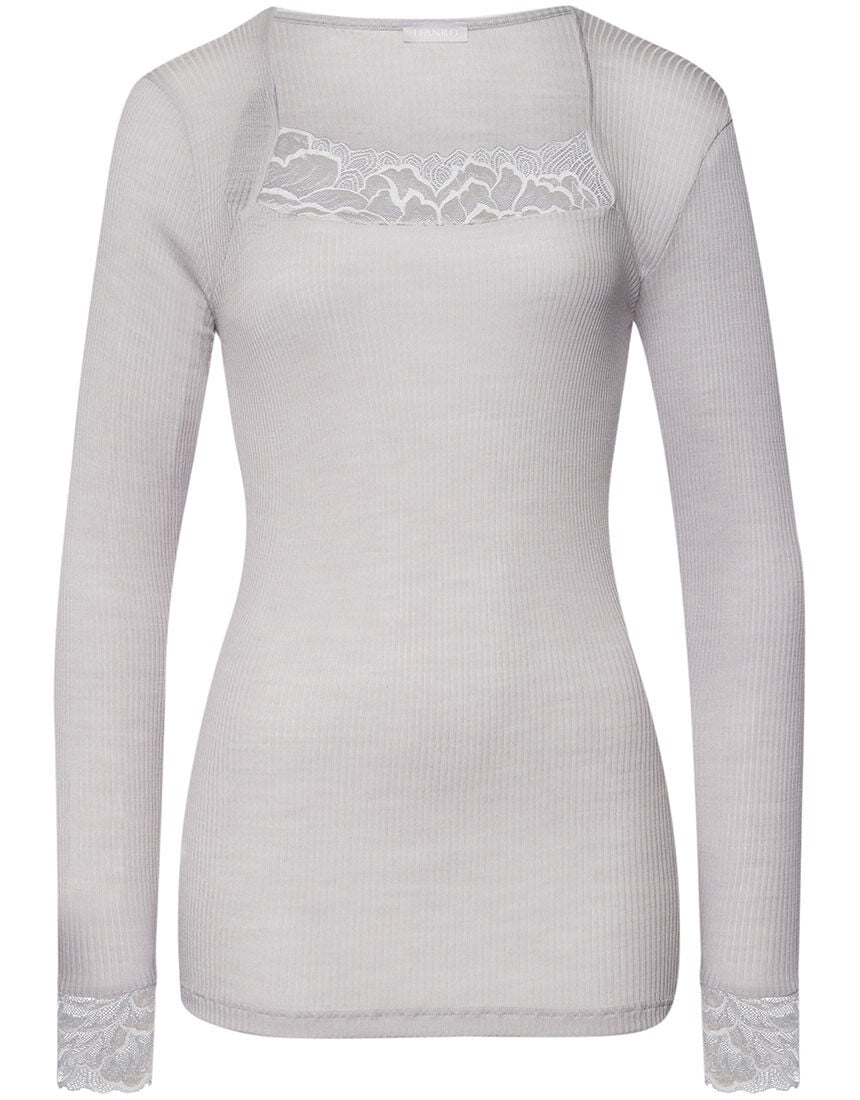 ハンロ 身生地ウール・シルク素材 トップス（長袖） UIH353｜ワコール