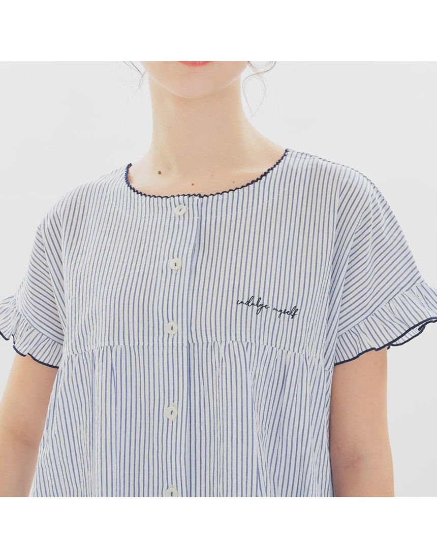 Lingè Noël ランジェノエル サッカーストライプ パジャマ NZL605