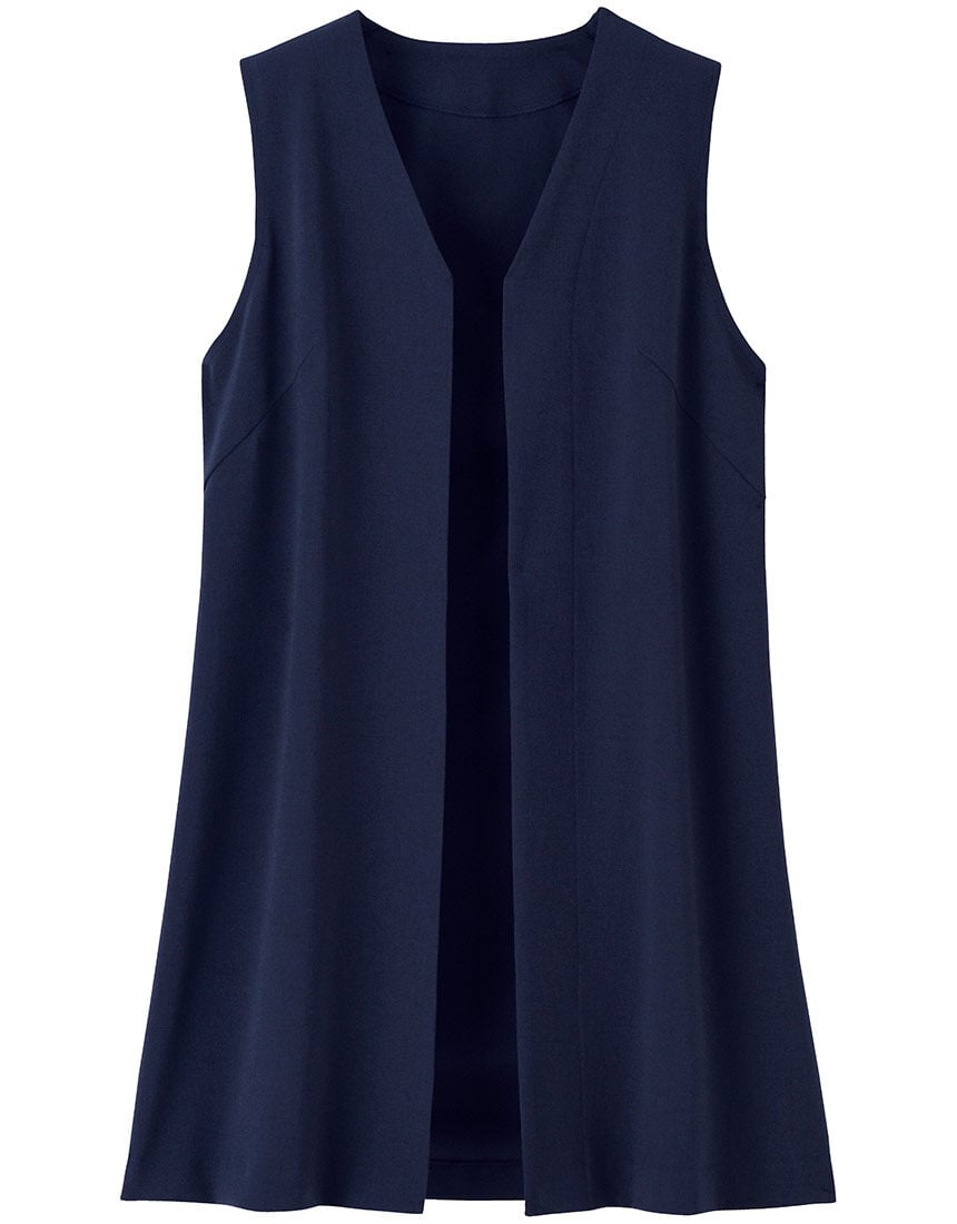 【UVカット】体型カバー ロングジレ アウター トップス 【UVカット】体型カバー ロングジレ アウター トップス