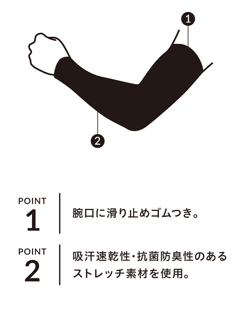 CW－X ユニセックス｜ アームカバー HUO601｜ワコール直営の公式