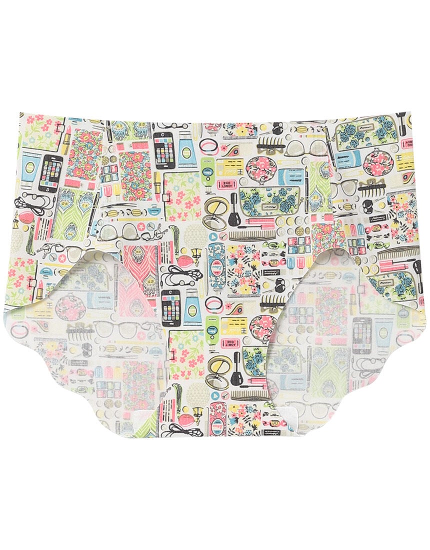 MADE WITH LIBERTY FABRIC 【綿混】フラット仕上げ ショーツ MADE WITH LIBERTY FABRIC 【綿混】フラット仕上げ ショーツ