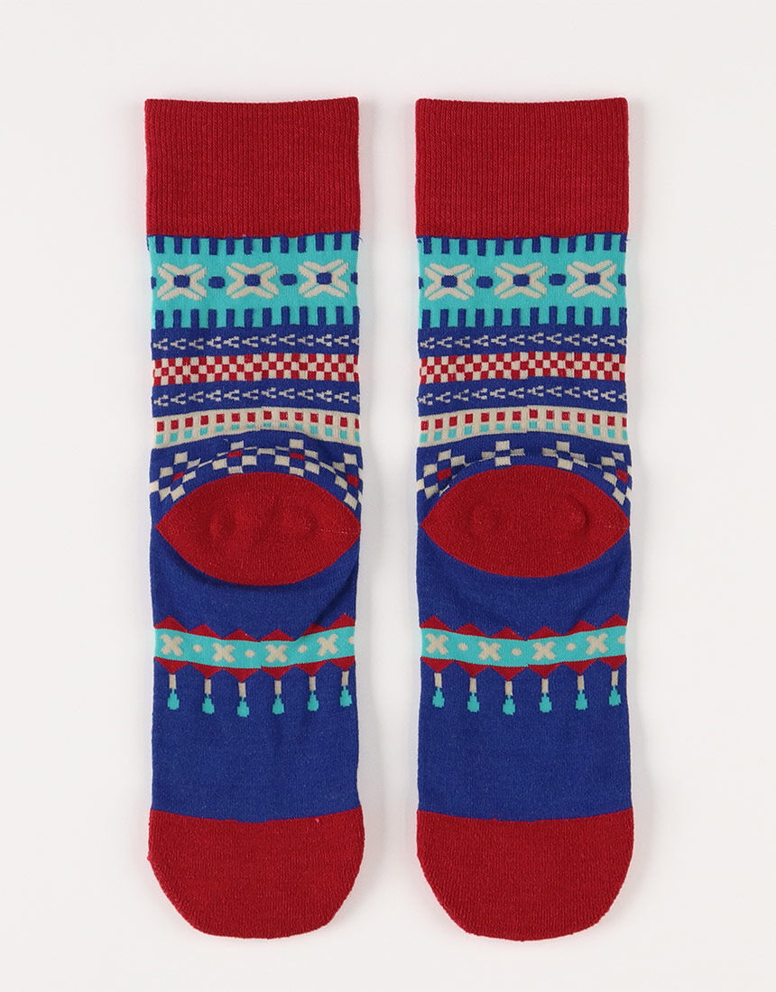 ひつじどしのくますけ アツコマタノ つま先からのぞくクマがポイント♪ ソックス