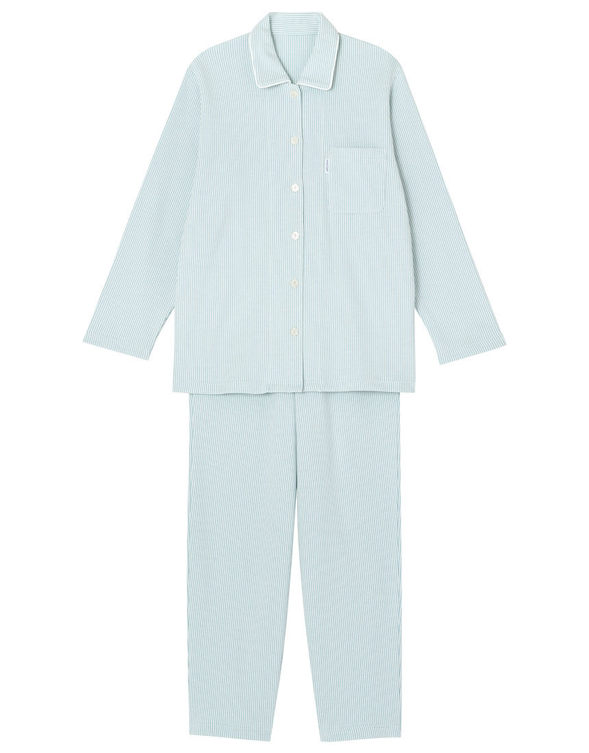 【新品】ワコール睡眠科学パジャマ★シルク100%★MサイズLサイズ★ネイビー ワコール Wacoal 睡眠科学 シルクサテン レディース シャツ
