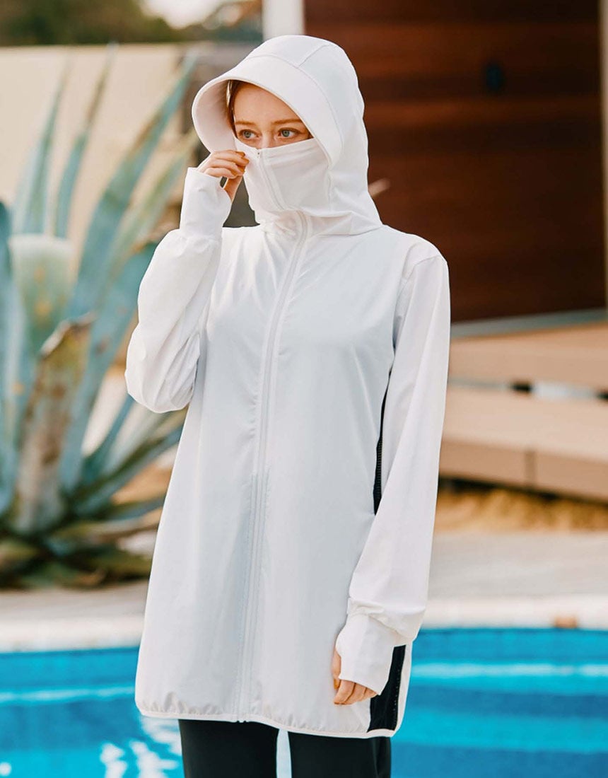 ★salsation ウェア 上下セット San-ai Resort 【リゾートアイテム】UPF50＋機能付き ラッシュ