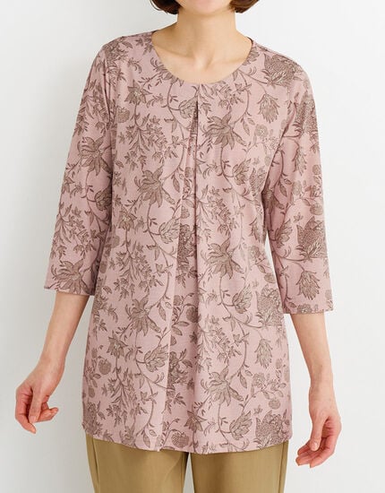 ミリオンアイス更紗柄チュニック, , main