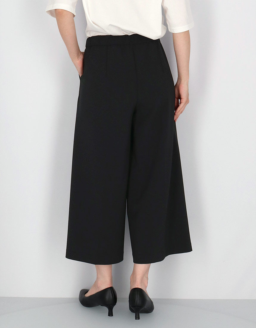 ワコール_カルソン きれいめパンツ ワイド 動きやすいストレッチ素材