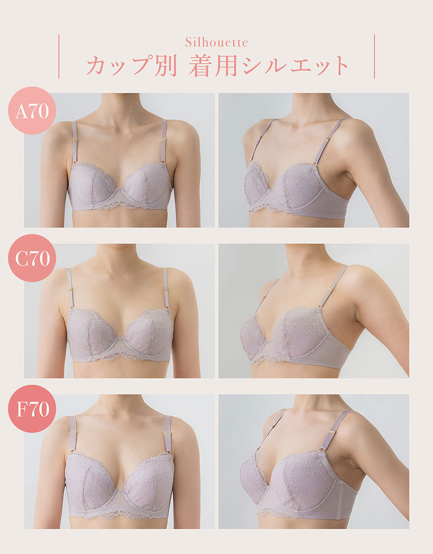 ウイング 【AA〜Fカップ】ふっくらまるい自然な谷間をメイク