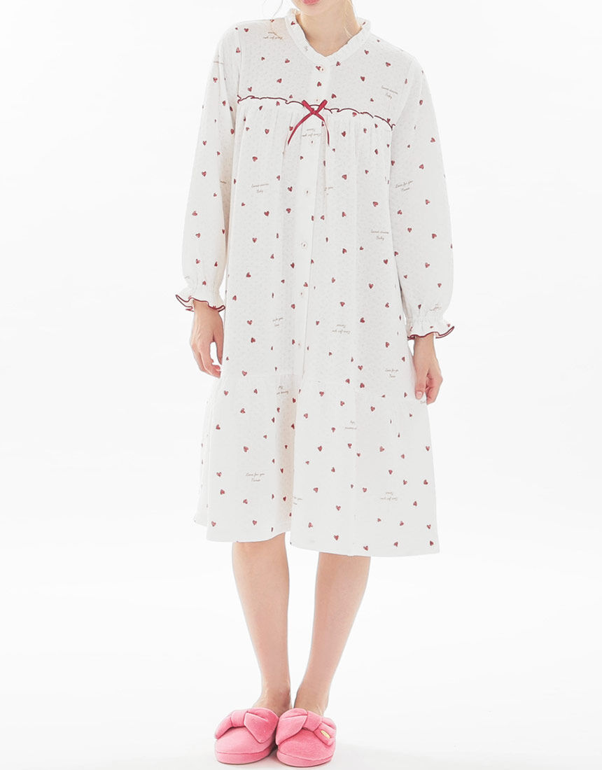 Lingè Noël ランジェノエル ワンピース 接結ハートpt パジャマ