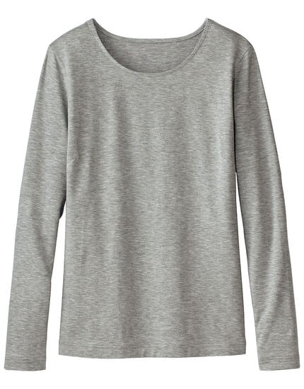 杢ラウンドトップス, , main