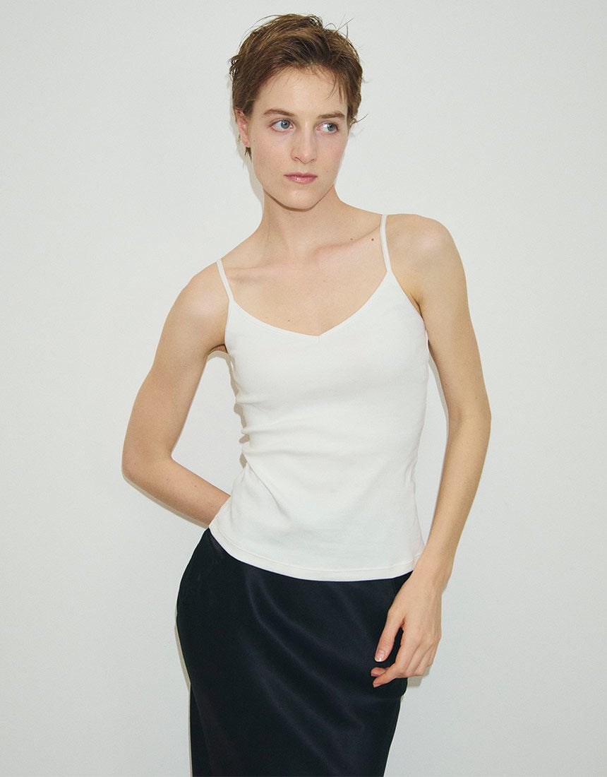 OUR WACOAL 【通気性メッシュカップ】カップインVネック