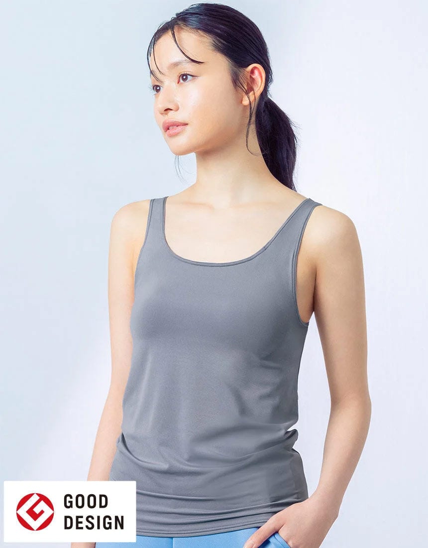 ウイング ブラトップ／吸汗速乾／背中ひんやり【シンクロブラトップ