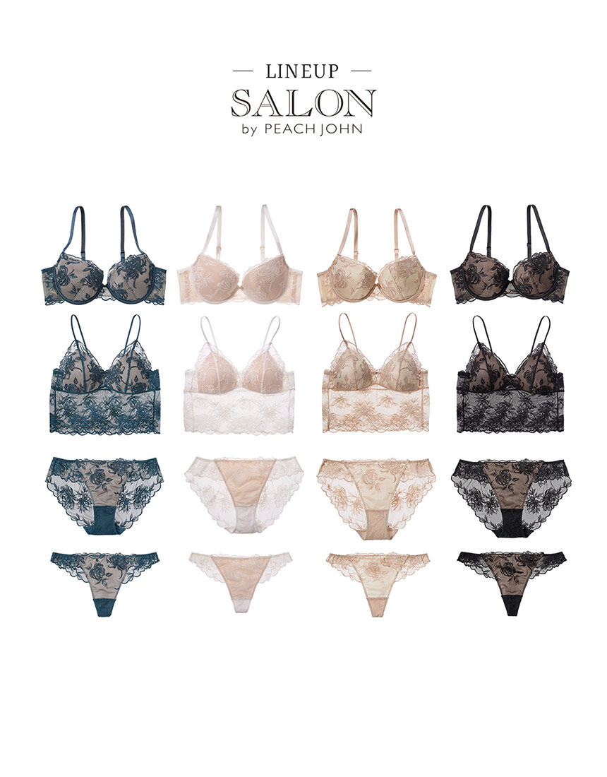 SALON by PEACH JOHN 【透け感が美しいオールレースのブラキャミ