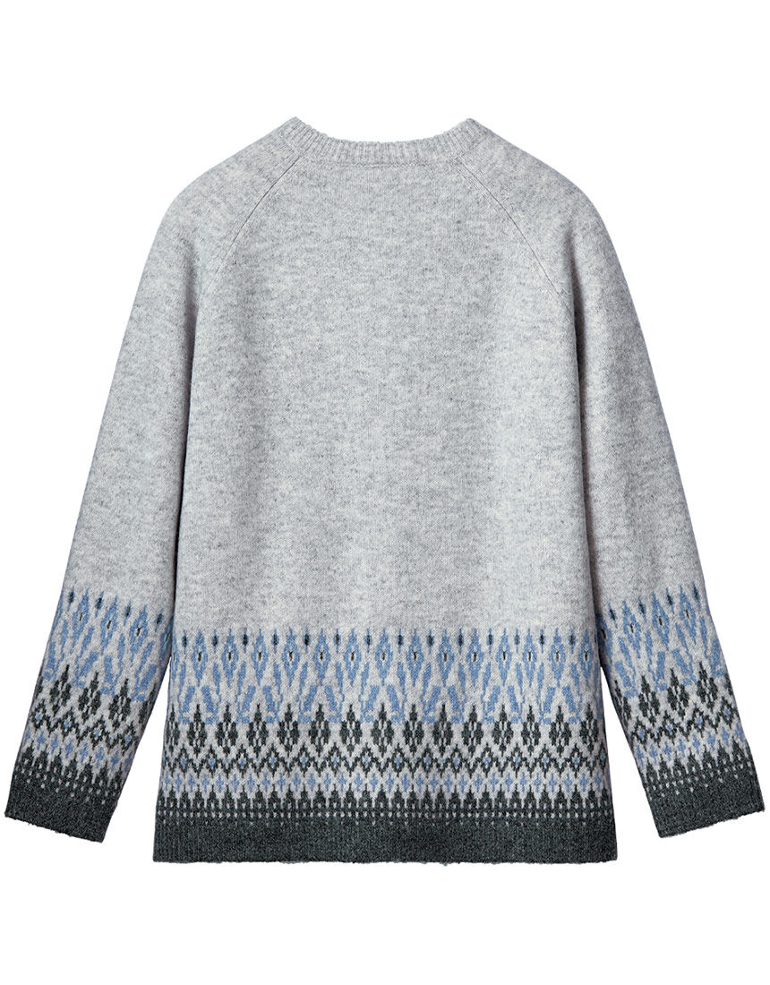 ワコール／ラブボディ フェアアイル柄カーディガン QNF562｜ワコール