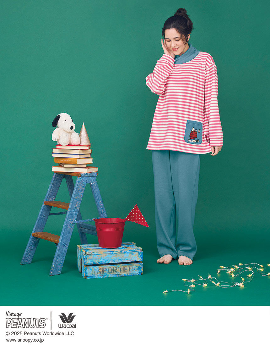 ワコール_リラックス＆スリープ 【綿混】あったか パジャマ やわらかな