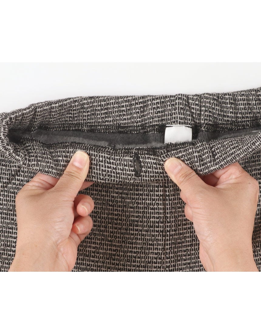 ワコール／らくラクパートナー 【綿混】肌側ボア素材・パンツ（ロング