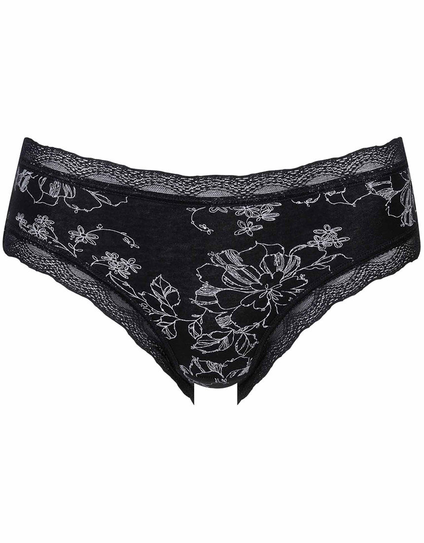 ワコール 【S〜3Lサイズ】無地＆プリント 綿混 ショーツ PPE244