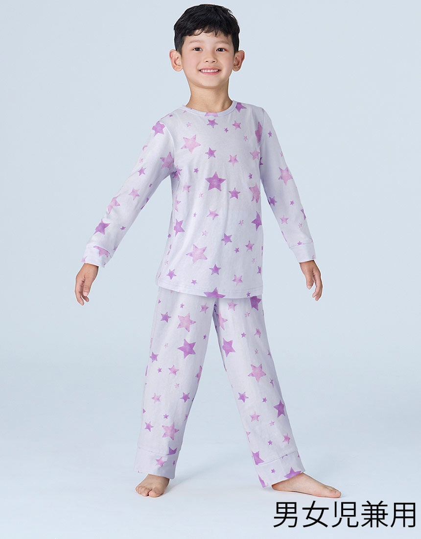 キッズ男女児兼用パジャマ　上下セット, , hi-res
