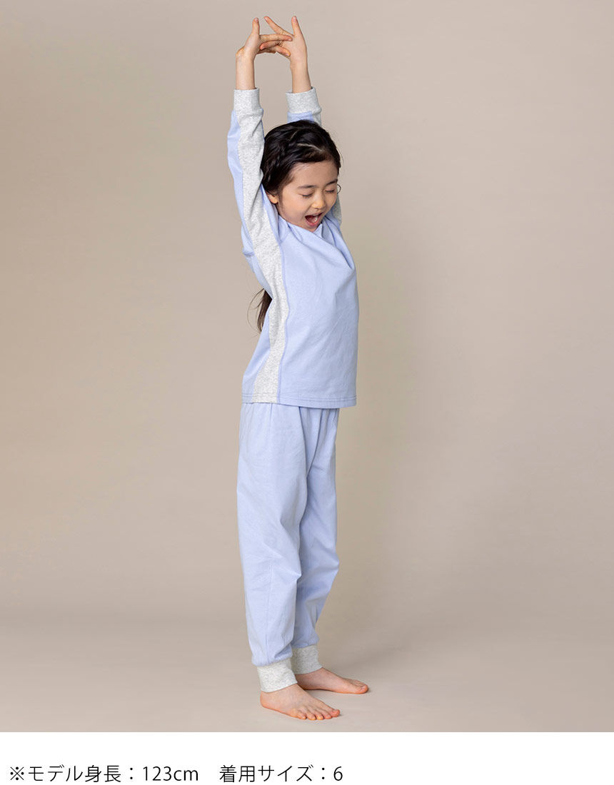 ワコール_キッズ 睡眠科学 KIDS 男女児兼用パジャマ CTS406