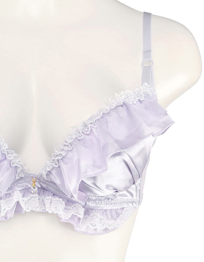 northerly (ノーザリー) サテンフリル ブラ＆ショーツセット BZN723