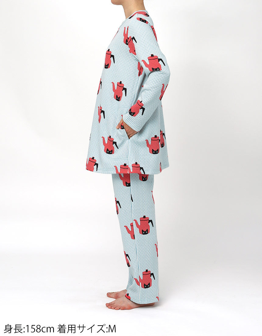 アツコマタノ 【綿混】とてもあたたかいキルトニット素材を使用