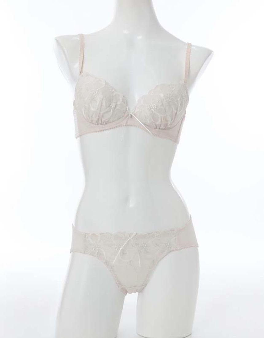 Lingè Noël ランジェノエル クレールフローラル ブラ＆ショーツセット
