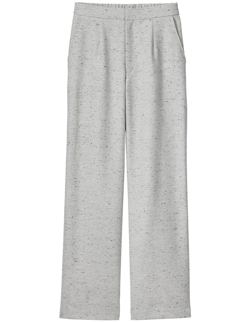 尾州産素材ウール混ツイードパンツ, , hi-res