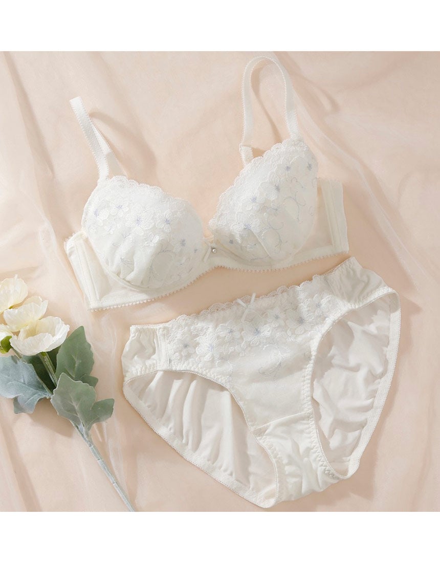Lingè Noël ランジェノエル メルティフルール ブラ＆ショーツセット