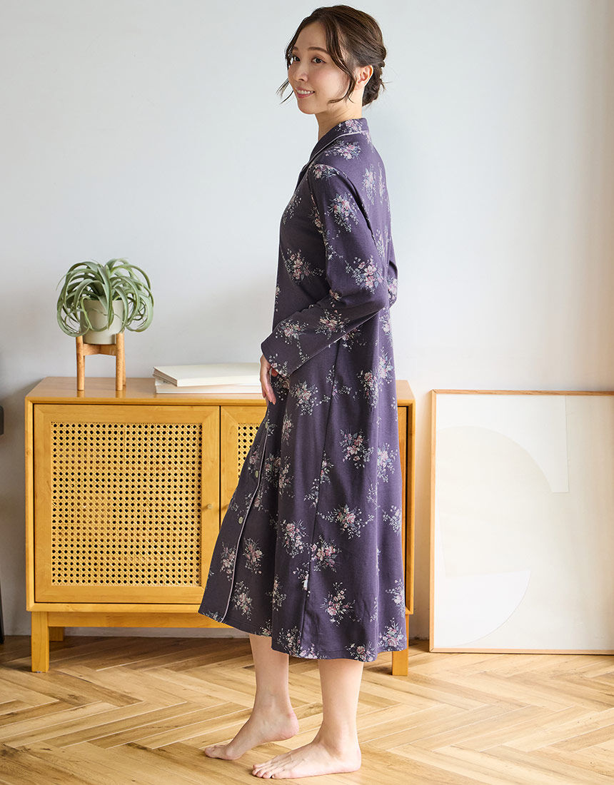 ワコール_リラックス＆スリープ 【綿100％】光沢感あり、しなやかな