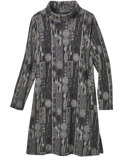 あったかジャカードロングチュニック, , main