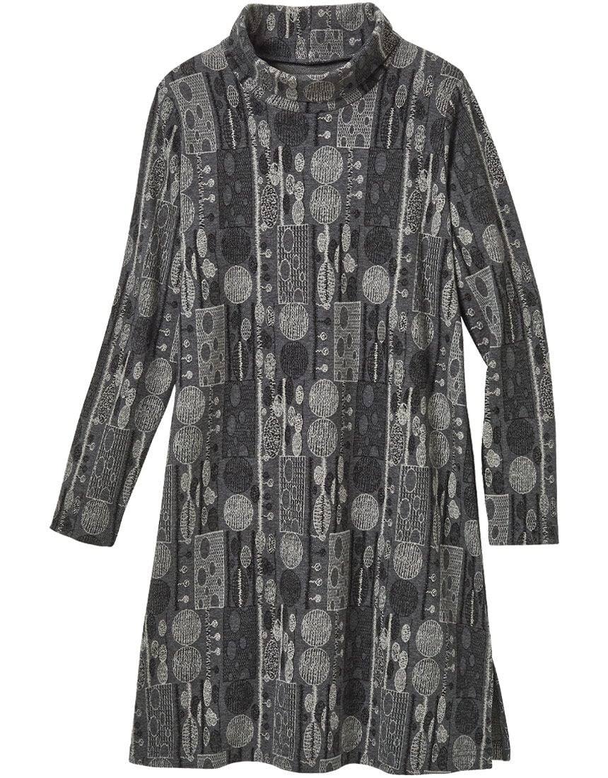 あったかジャカードロングチュニック あったかジャカードロングチュニック