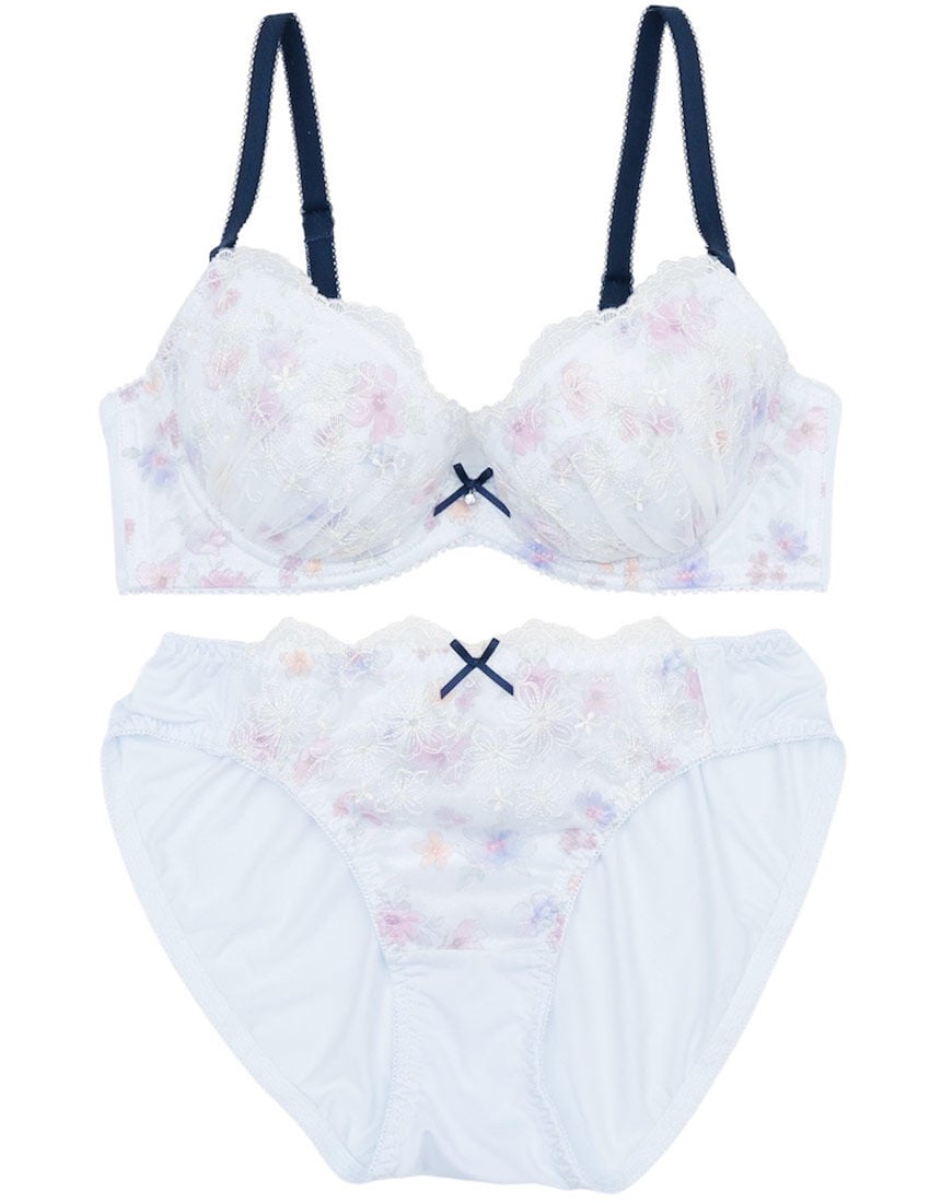 Lingè Noël ランジェノエル アムールフルール ブラ＆ショーツセット