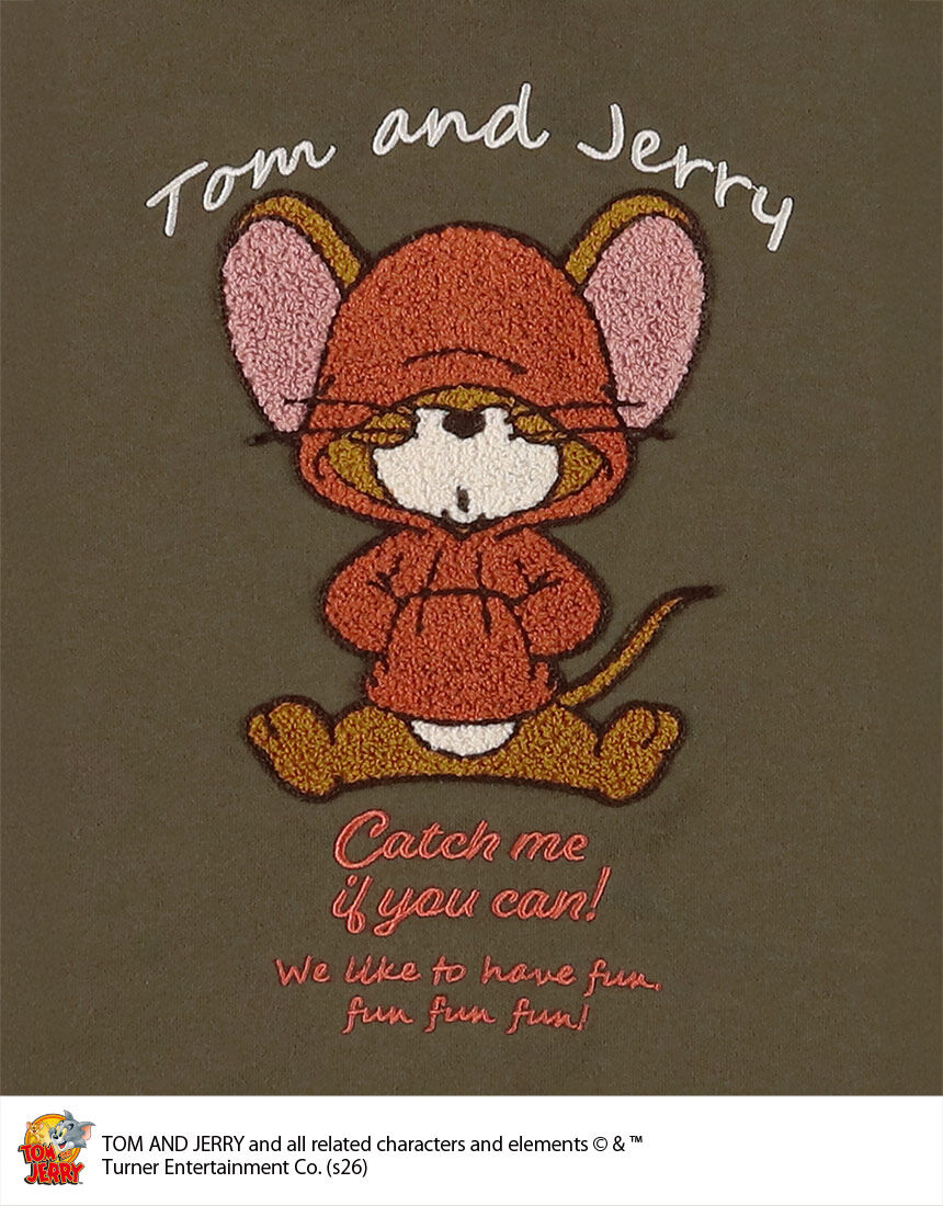 Lingè Noël ランジェノエル 【トムとジェリー】ジェリーサガラ刺繍 裏