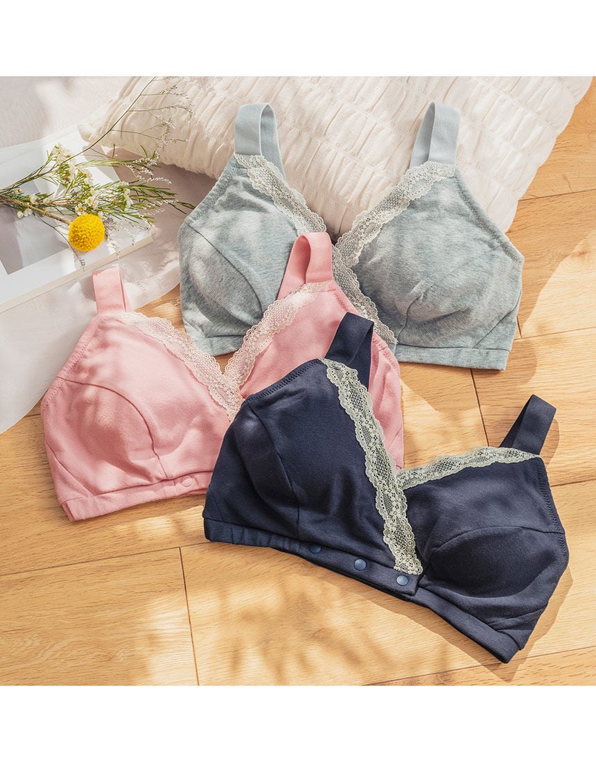 マタニティノンワイヤーブラ（産前・産後）, , hi-res