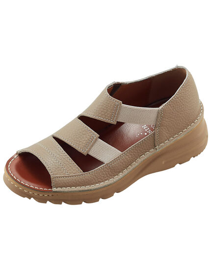 牛革デザインサンダル４Ｅ, , main