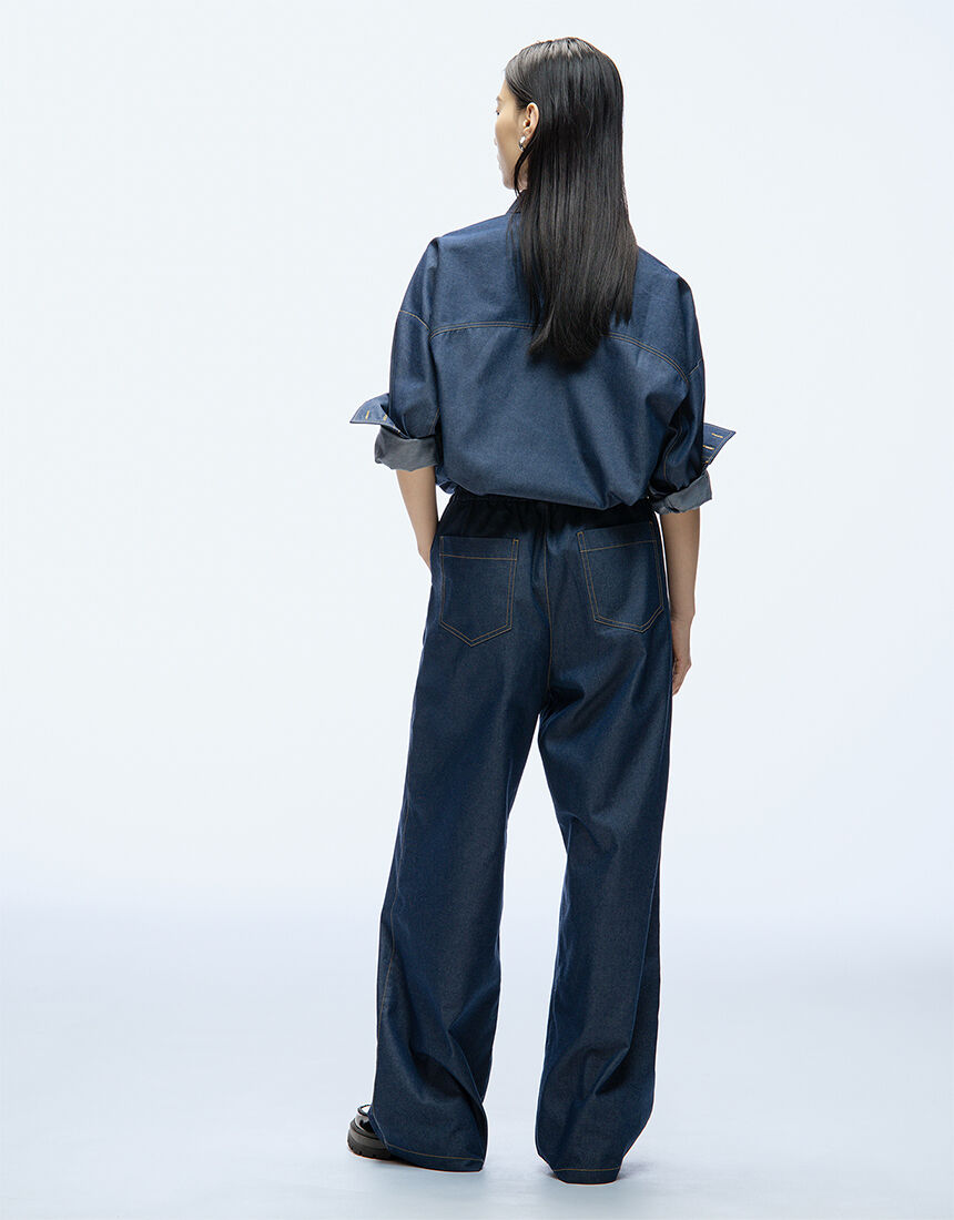 ＯＵＲ ＷＡＣＯＡＬ デニムワイドパンツ アウター ボトムス JOX545｜ワコール直営の公式下着通販サイト ワコールウェブストア