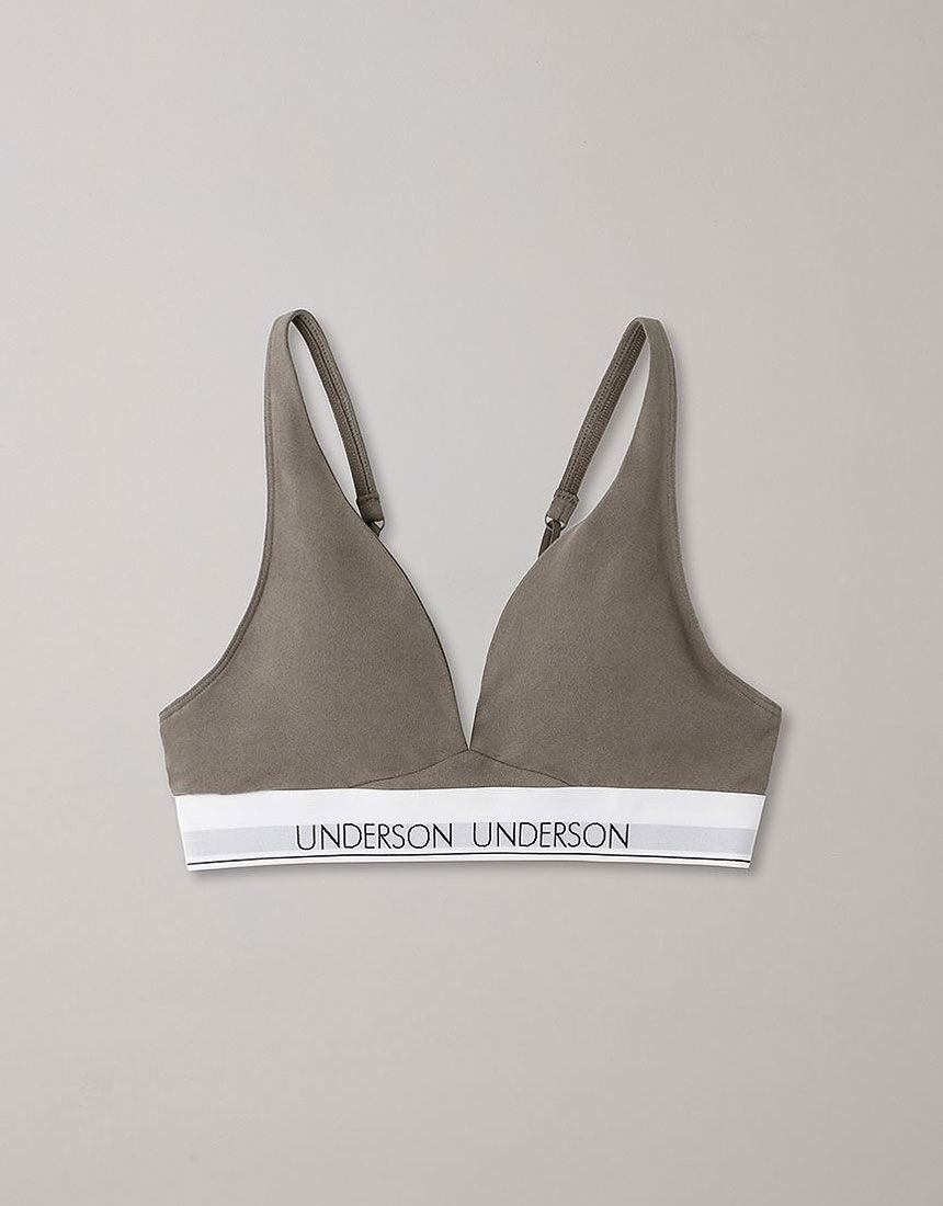 UNDERSON UNDERSON WASHIFABRICレギュラーホックブラ