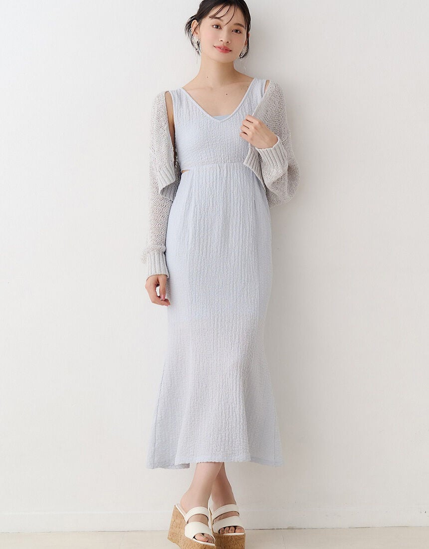 カップ付きワンピース, , hi-res