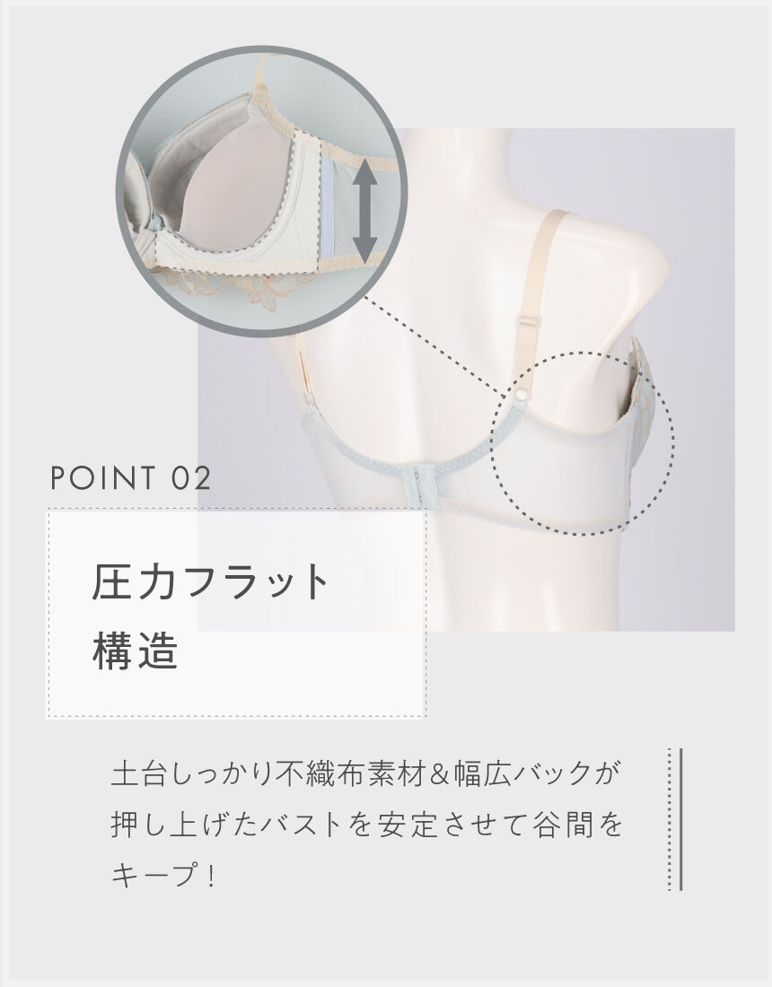 アンフィ ダブル盛タイプ。グラマラス＆リッチな谷間をメイク