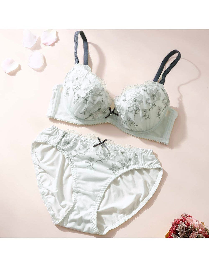 Lingè Noël ランジェノエル アムールブロッサム ブラ＆ショーツ