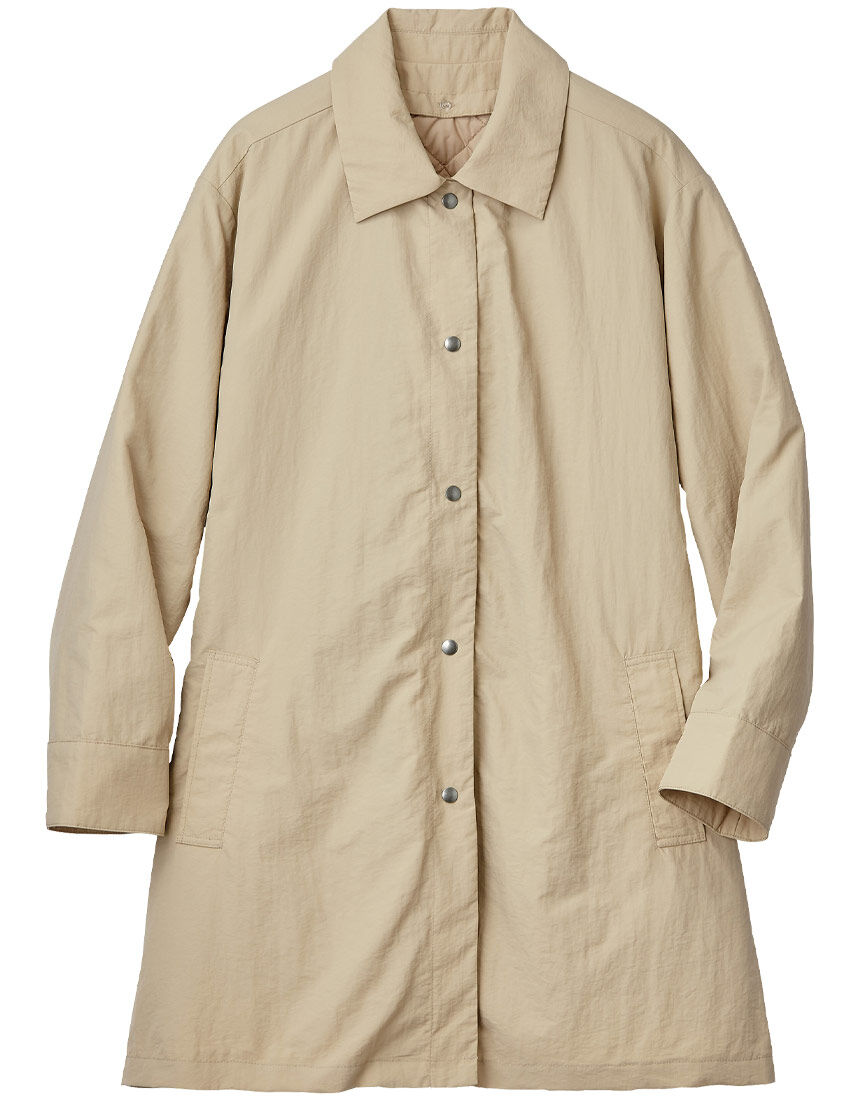 ライナー付ステンカラーコート ライナー付ステンカラーコート