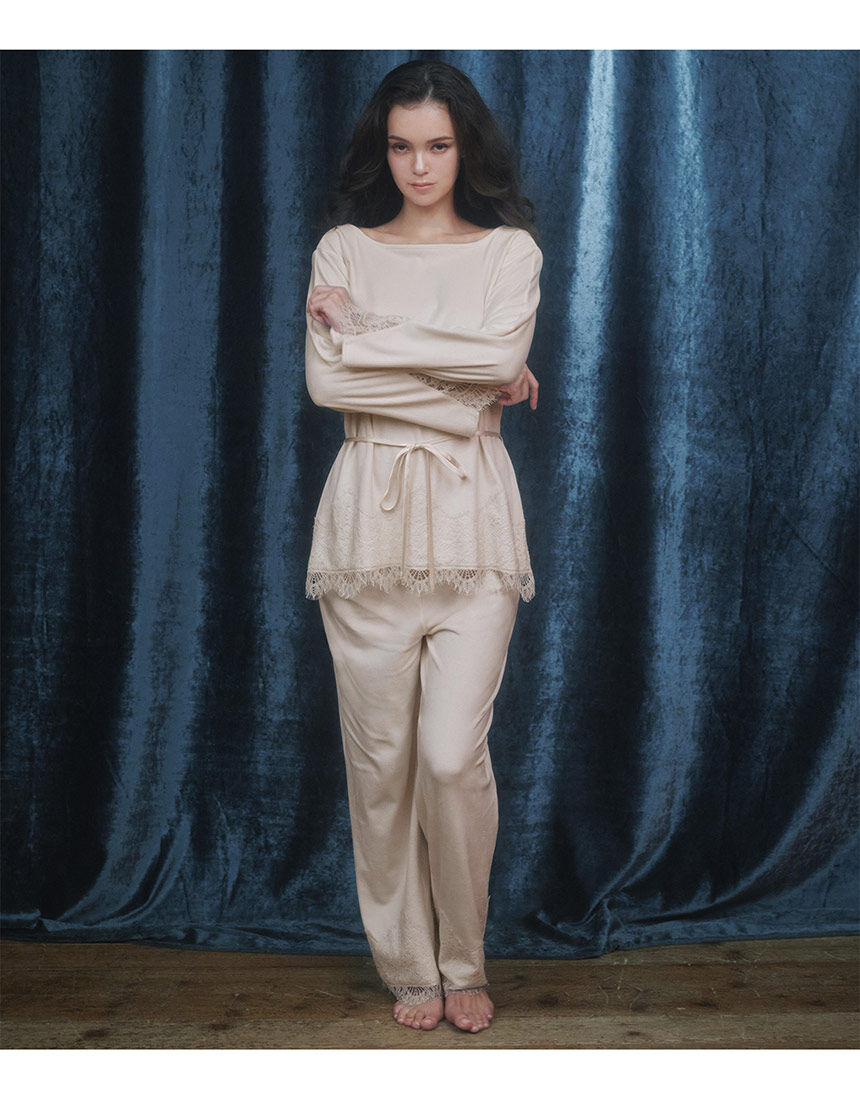 SALON by PEACH JOHN 【前後2WAY】アイラッシュレースと上品な光沢