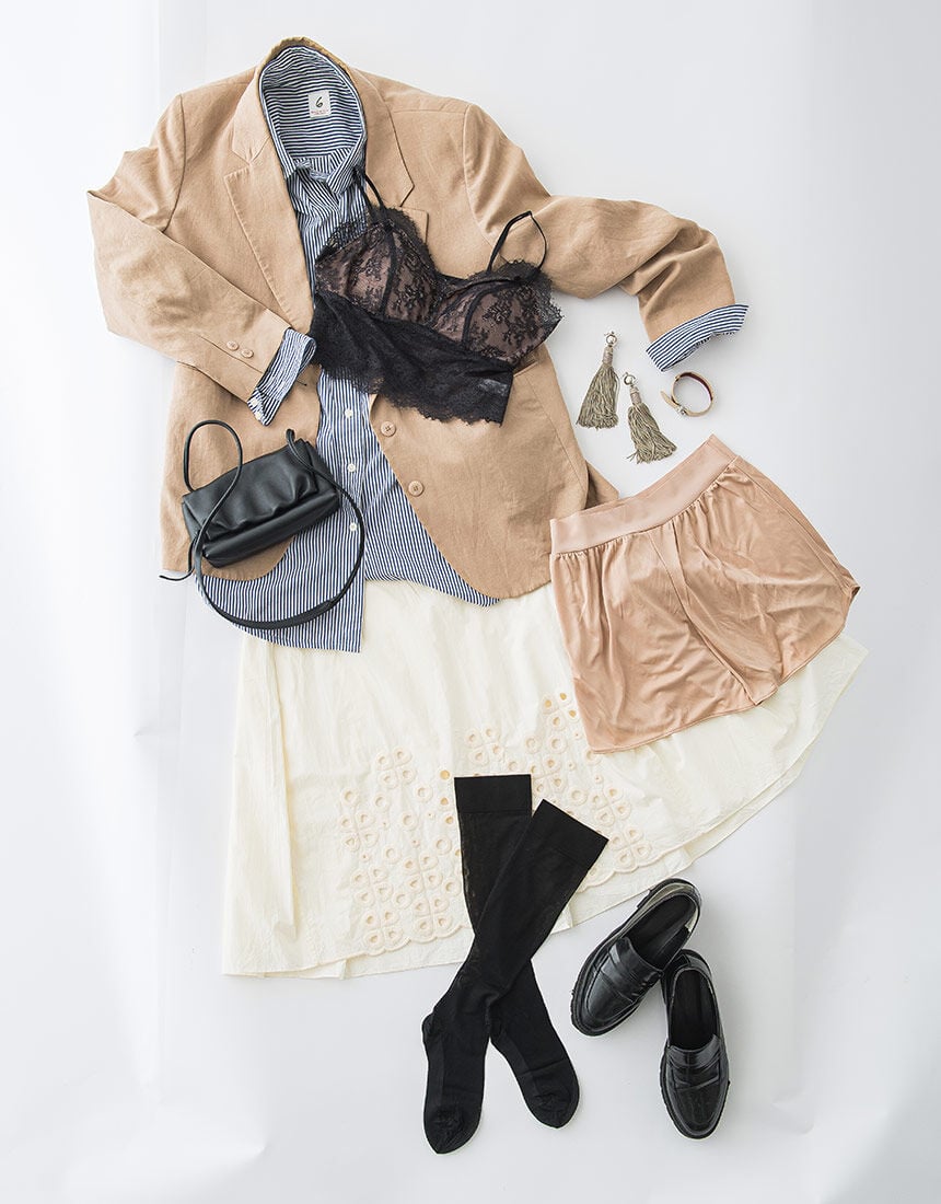 ワコール_ウェブストア限定 総レースで気分UP！カップ付キャミ