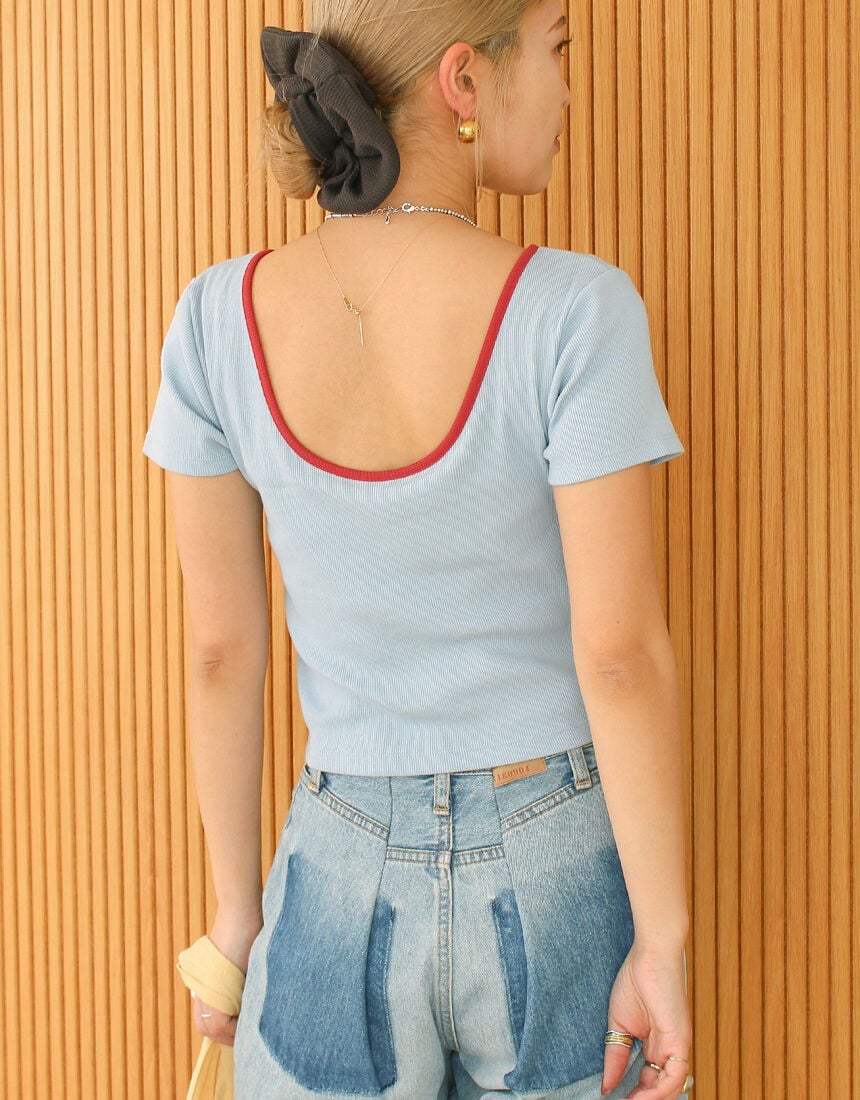 カップ付きトップス, , hi-res