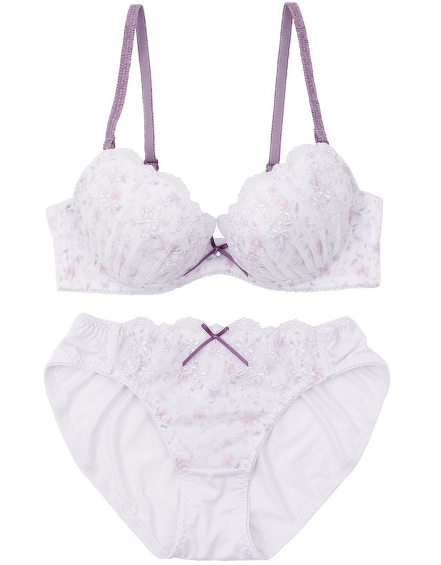 Lingè Noël ランジェノエル ロマンスフルール ブラ＆ショーツセット
